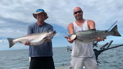 Chinook salmon fishing Lake Ontario